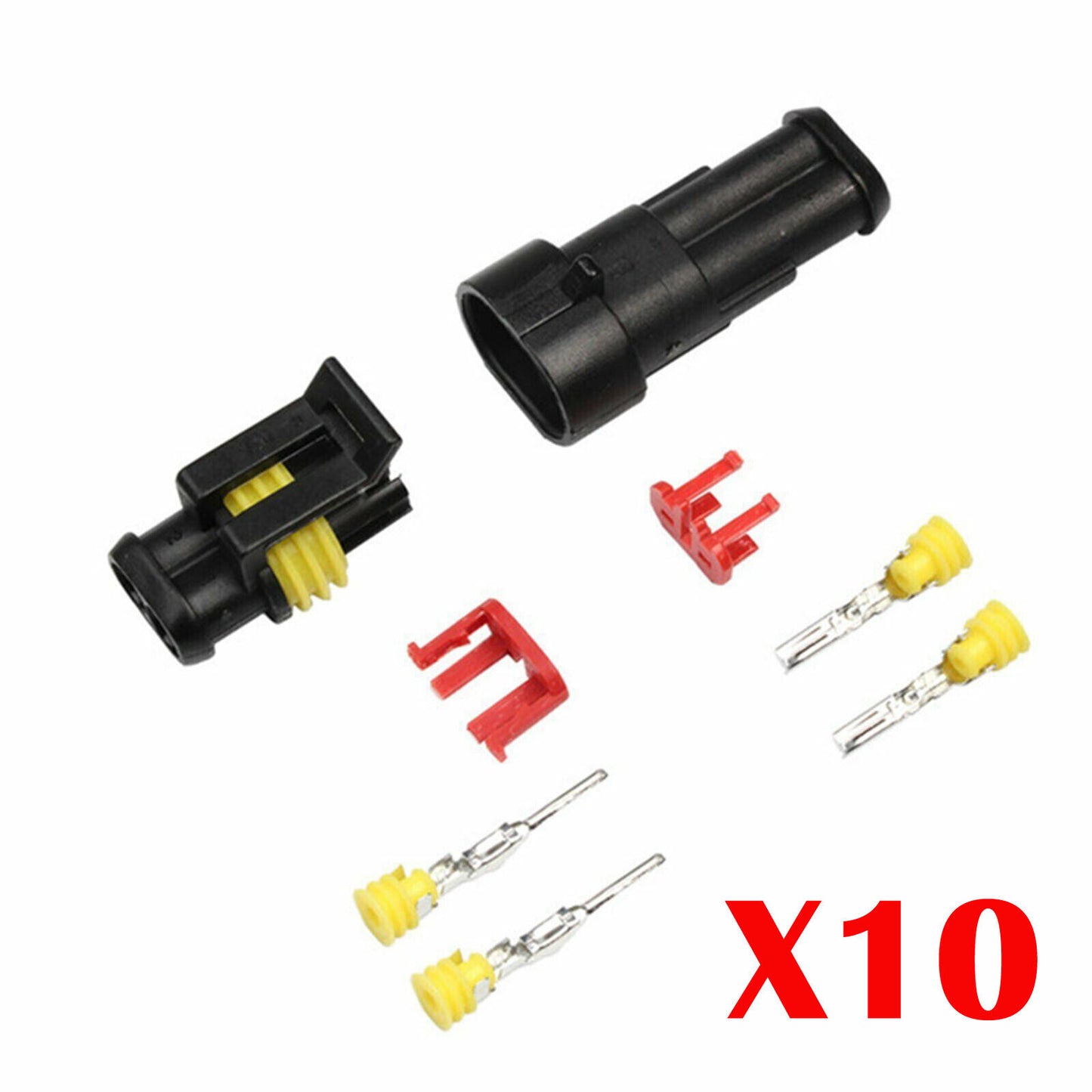 1/2/3/4/5/6 Pin Waterproof IP67 Car Electrical Wire Connector Plug Socket 12V