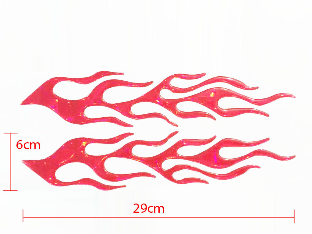 3D Reflective Fire Flame Sticker Decal Car Truck Caravan Camper Trailer Bike Ute