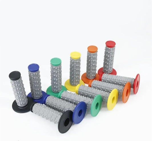 Motorcycle Handlebar Grip Dirt Pit Bike Motocross 7/8" Rubber Gel Hand Grips