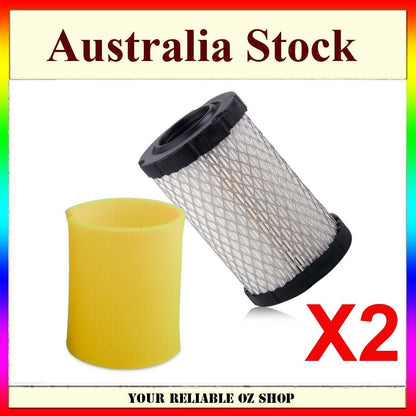 2Pcs Air Filters For BRIGGS & STRATTON 793569 793685 31L777 31M977 31Q777 331707