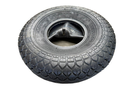 Brand New 4.00 - 5 (330x100) Wheel Chair Industrial Tyre +Tube Mobility