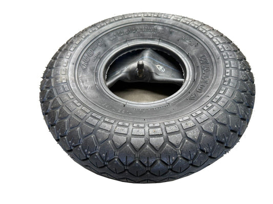 Brand New 4.00 - 5 (330x100) Wheel Chair Industrial Tyre +Tube Mobility