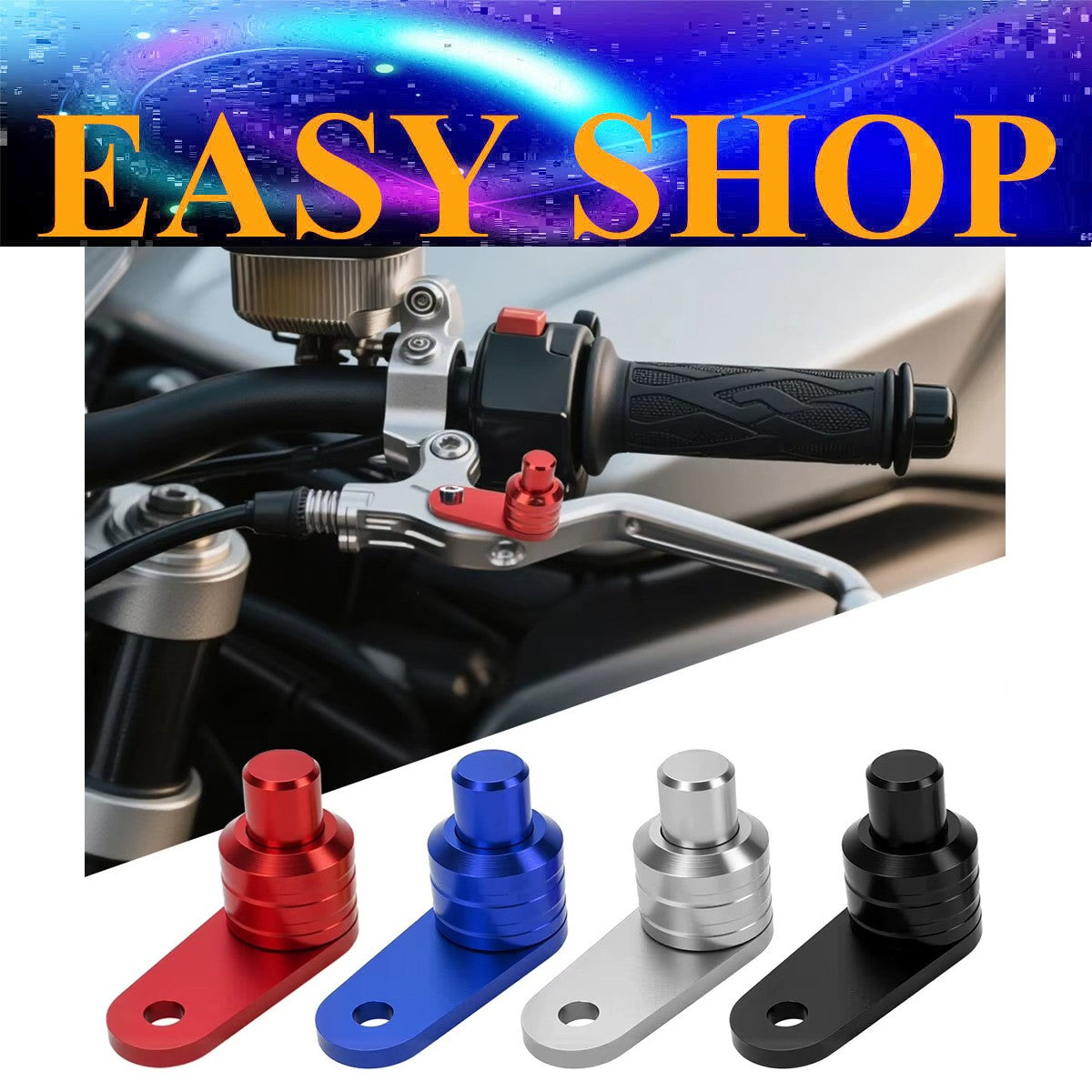 CNC Parking Brake Switch Lever Lock Button For Yamaha XMAX300 NMAX125 NMAX155