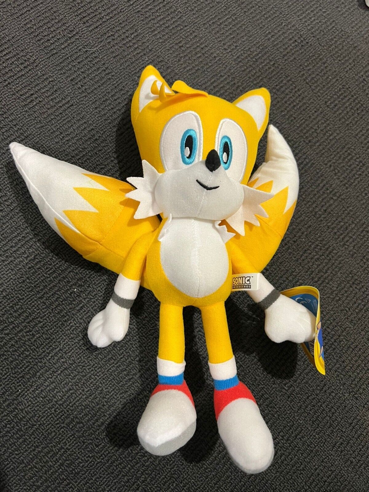 Brand New Licensed Super Sonic the Hedgehog Classic Tails Plush Toy 30cm