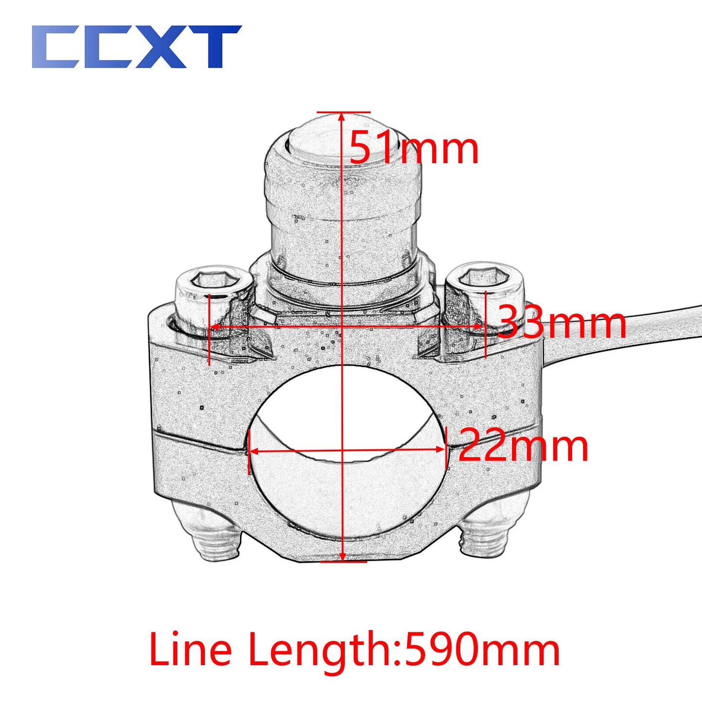 Stop Start Kill CNC Switch 7/8'' 22mm Push Button For Honda Yamaha KTM Suzuki