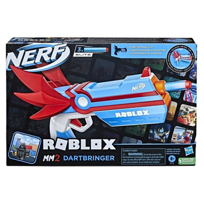 New NERF Roblox MM2 Dartbringer Blaster Blue Ages 8+ Toy Gun Play Fire Gift