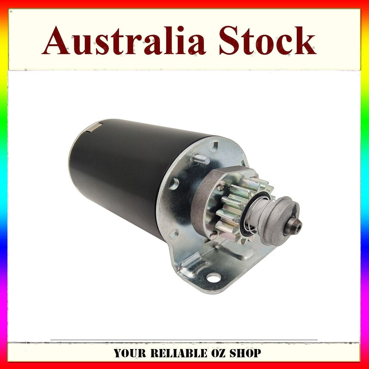 14 Tooth Starter Motor For Briggs & Stratton Ride On Mower 28B702 28B705 28B706