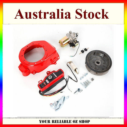 Electric Start Kit Starter Flywheel Switch For Honda GX160 GX200 6.5HP Engine