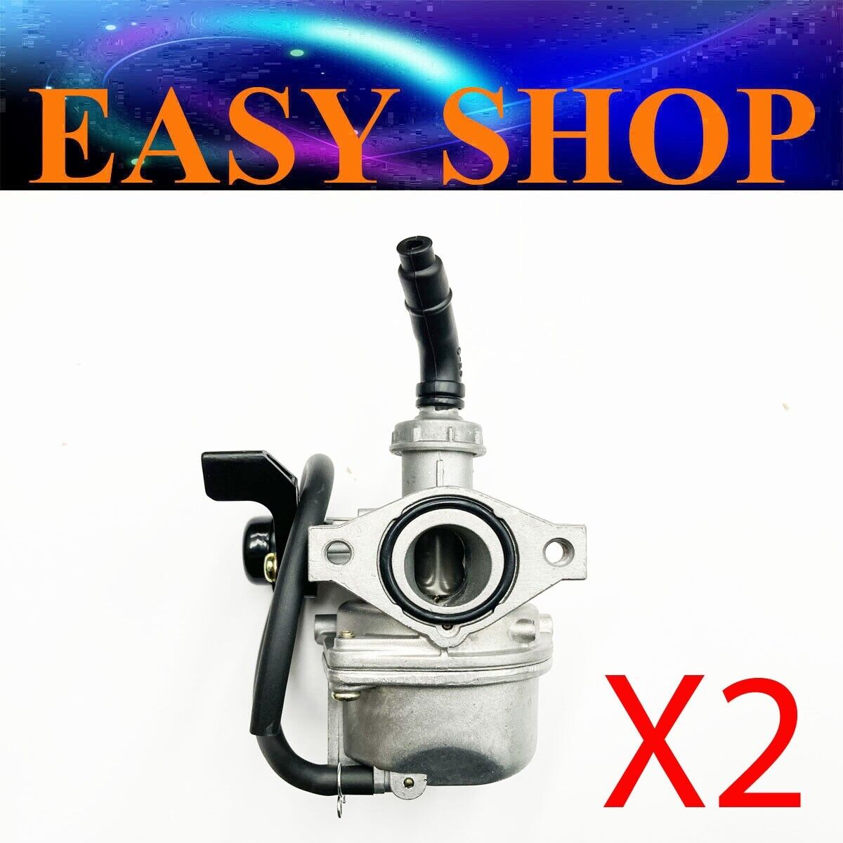 2X PZ19mm Carburetor Carby Manual Lever Choke 50/90/110/125CC Assassin DIRT BIKE