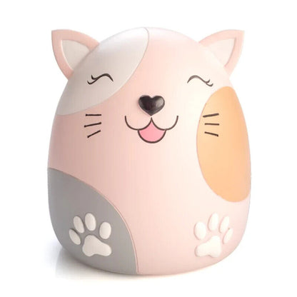 Smoosho's Pals Cat Table Lamp Night Light, Home Children's Decorative Bedroom