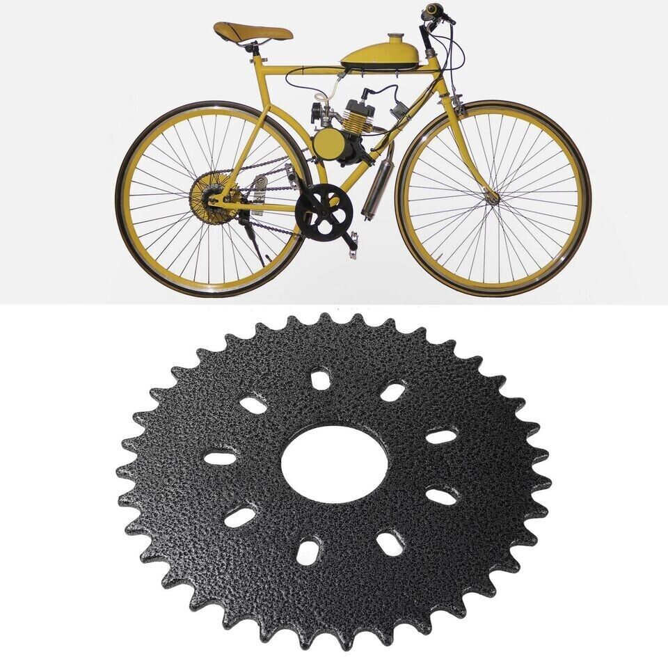37mm 415 36 Tooth Chain Rear Sprocket 100/80cc Motorised Motorized Bicycle Bike