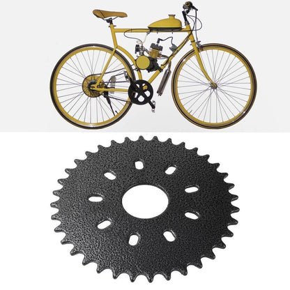 37mm 415 36 Tooth Chain Rear Sprocket 100/80cc Motorised Motorized Bicycle Bike