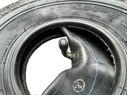 Brand New 4.00 - 5 (330x100) Wheel Chair Industrial Tyre +Tube Mobility