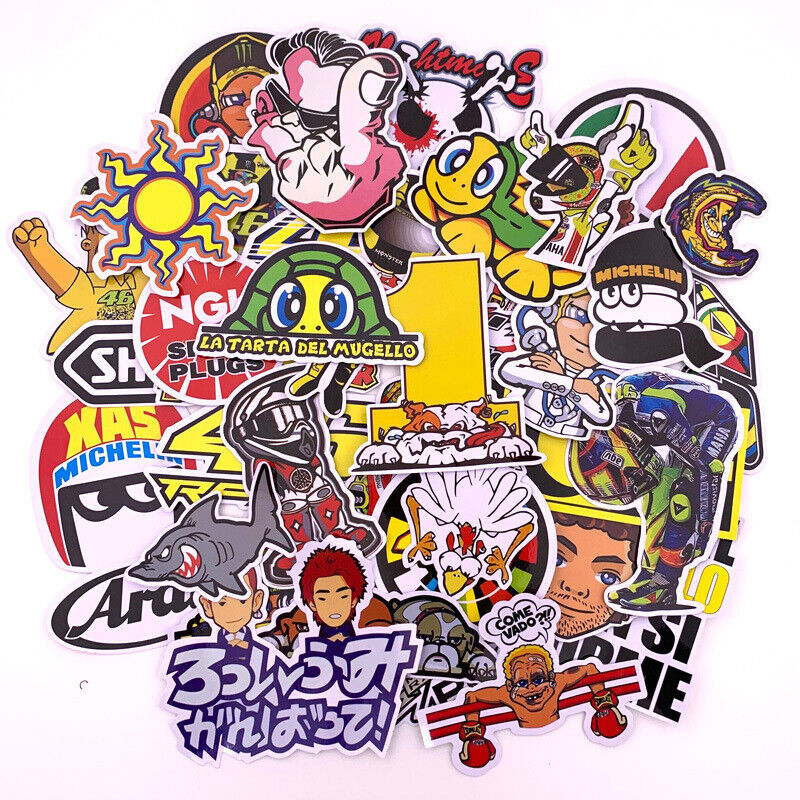 40pcs Decal Stickers Bomb Logo Car Laptop Phone Vinyl Skateboard Skate Cartoon