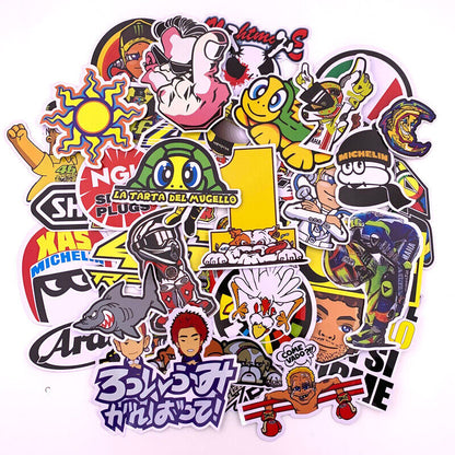 40pcs Decal Stickers Bomb Logo Car Laptop Phone Vinyl Skateboard Skate Cartoon