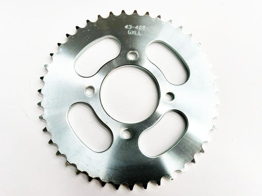Rear Sprocket 428-43T Tooth 4 Bolt Fixing for Lexmoto Michigan 125 ZS125-79