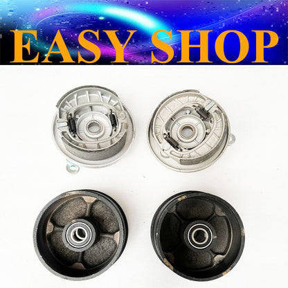 4 Stud Left & Right Drum Brake Housing Wheel Hub Shoes 200cc 250cc Quad ATV Bike
