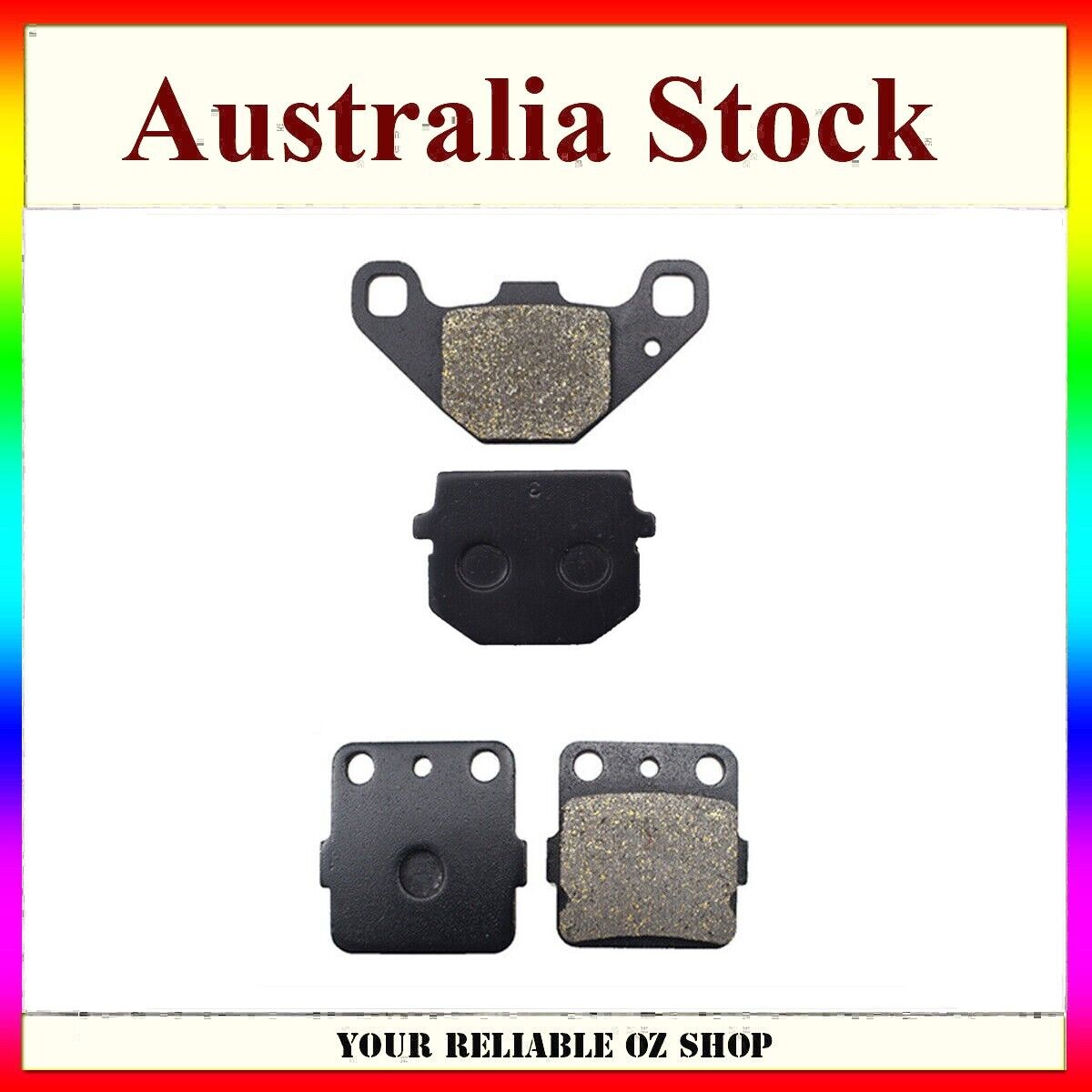 FRONT + Rear Brake Pads For Kawasaki KX100 A1/A2/B1 1989-1991 B2-B6 1992-1996