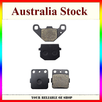 FRONT + Rear Brake Pads For Kawasaki KX100 A1/A2/B1 1989-1991 B2-B6 1992-1996