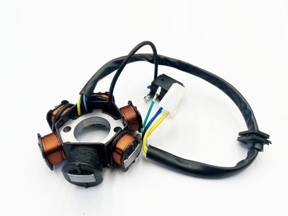 4 Pin Plug 6 poles magneto stator flywheel 50cc 90cc 110cc 125cc ATV QUAD BUGGY