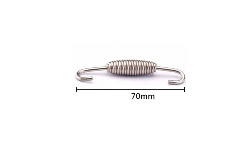 2pcs 35mm-85mm Exhaust Pipe Spring Hooks For Honda Yamaha KTM Husqvarna Kawasaki