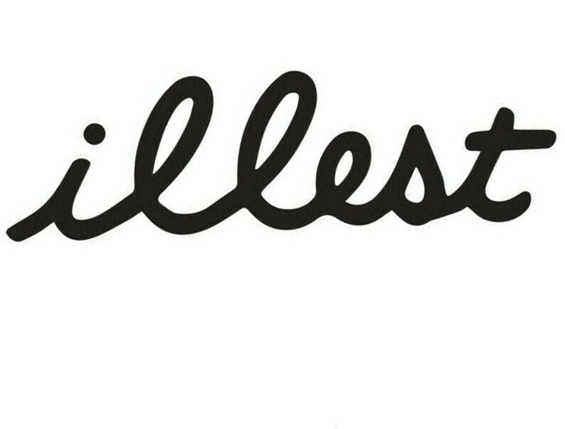 ILLEST FUNNY JDM WHITE BLACK STICKER DECAL VINYL TURBO CAR BIKE WALL UTE DRIFT