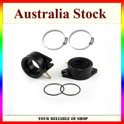 2X Carburetor Carby Intake Manifold Boot For Yamaha XV920 VIRAGO 1100 XV1100