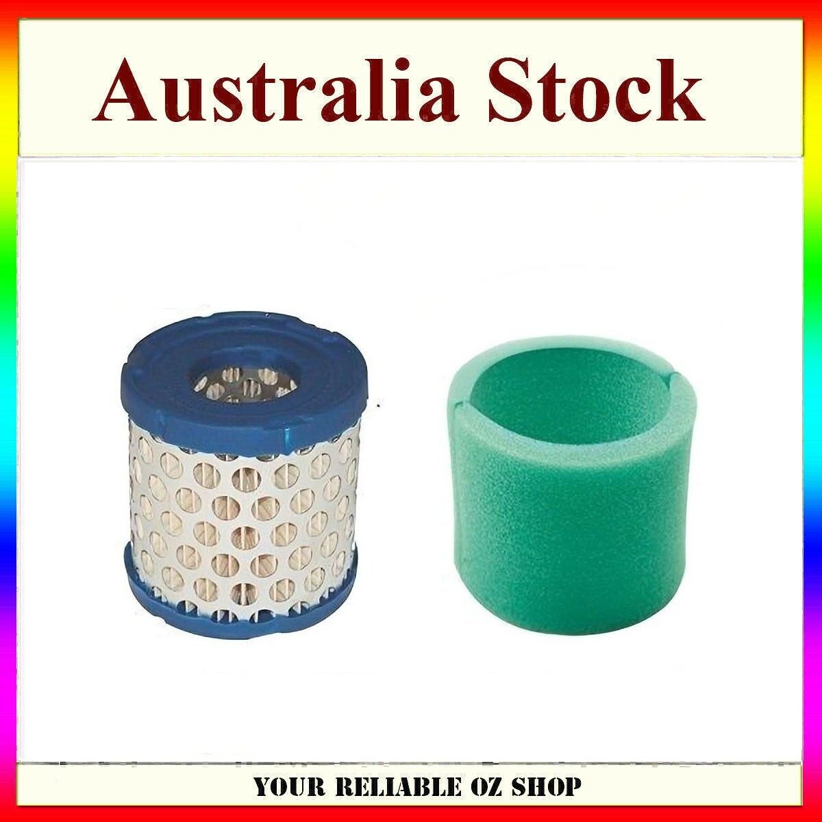 Air & Pre Filter for John Deere: LG396424, LG396424S, PT7953 Engine Motors