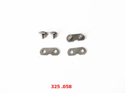 2X CHAINSAW CHAIN JOINER JOINING LINK FOR 3/8.043, 325.050, 325.058, 325.063