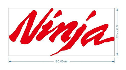 WHITE BLUE BLACK RED KAWASAKI Ninja Sticker Kit Decal Badge Emblem Motorcycle