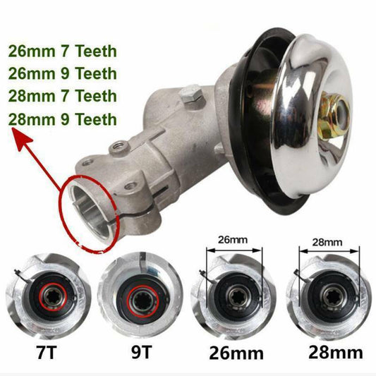 BRUSHCUTTER GEARBOX HONDA DMC GX35 GEARHEAD 7/9 SPLINE INNER SHAFT TRIMMER