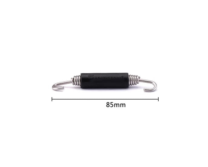 2Pcs Exhaust Front Middle Link Pipe Spring Hooks Stainless Steel Motorcycle Bike