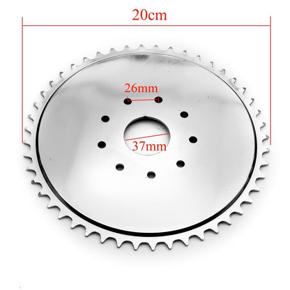 10T 48T Front Rear Sprocket Cog 415 Chain 66/80cc Motorised Motorized Push Bike