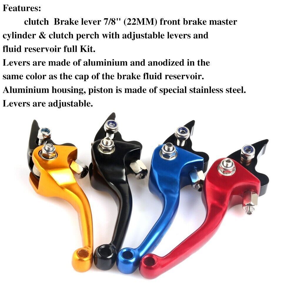 CNC Foldable Clutch Brake Levers For 50cc 70cc 90cc 110cc ATV Quad Pit Dirt Bike