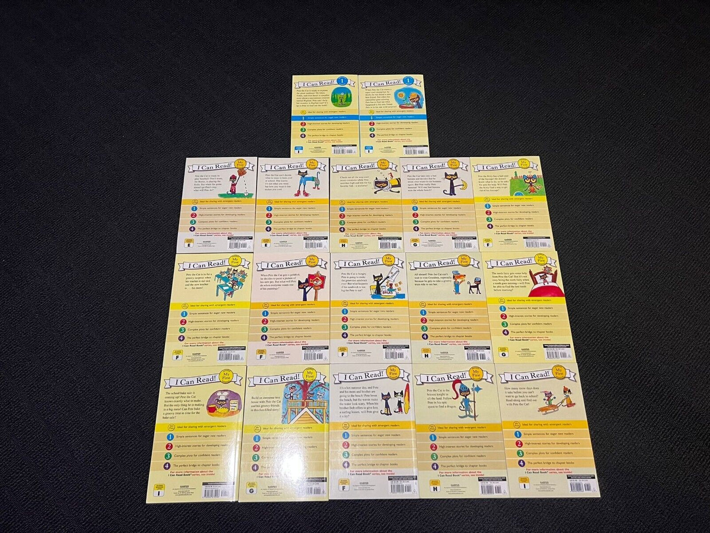 Pete The Cat, I Can Read, Shared My First Reading Paperback, Lot of 17