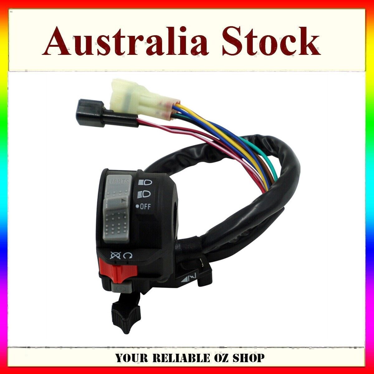 Handlebar Start Run Switch Assembly For Yamaha ATV Raptor 660R YFM660R 2001-2005