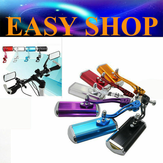 Chrome Silver Rear View Side Mirror Honda Yamaha Suzuki Kawasaki Motorcycle Bike