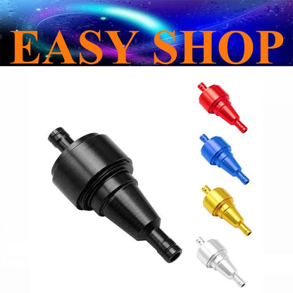 1pc Inline 6mm Alloy CNC Fuel Filter For Honda Kawasaki Suzuki Yamaha Cafe Racer