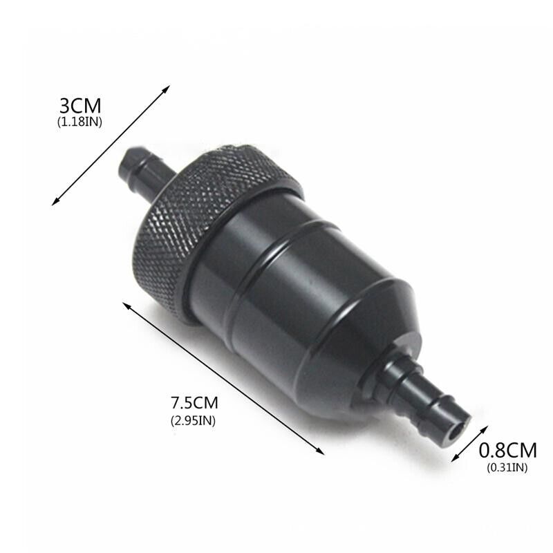 4x INLINE 8MM Petrol Fuel Filter 50cc 90cc 150cc 250cc SSR SDG Lifan Zongshen
