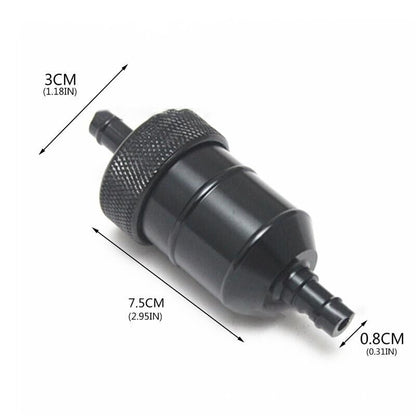 4x INLINE 8MM Petrol Fuel Filter 50cc 90cc 150cc 250cc SSR SDG Lifan Zongshen