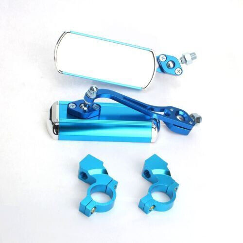 Bicycle Rear View Mirror Bike Cycling Handlebar Rearview Rectangular 1 Pair NEW