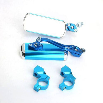 Bicycle Rear View Mirror Bike Cycling Handlebar Rearview Rectangular 1 Pair NEW