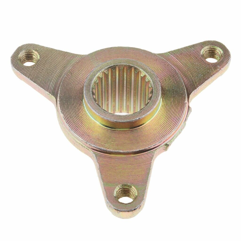 2Pcs 3 Stud 23 Tooth Spline Wheel Rear Axle Hub 125cc 110cc Quad Bike ATV Buggy