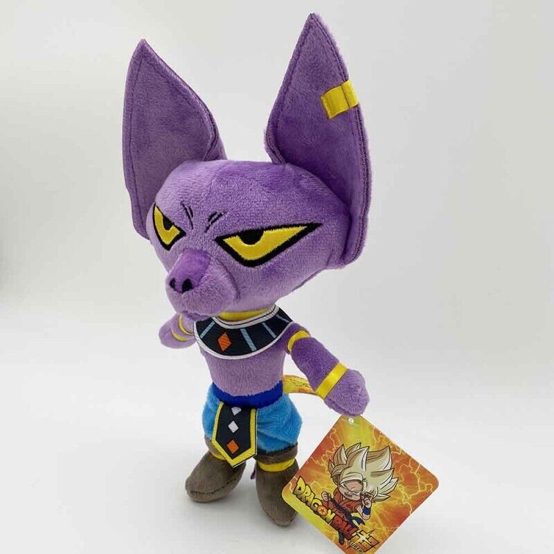 Licensed New Dragon Ball Z Super Plush Toy Son Goku Super Saiyan Beerus Vegeta
