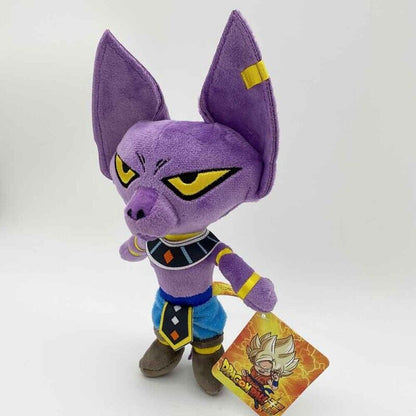 Licensed New Dragon Ball Z Super Plush Toy Son Goku Super Saiyan Beerus Vegeta