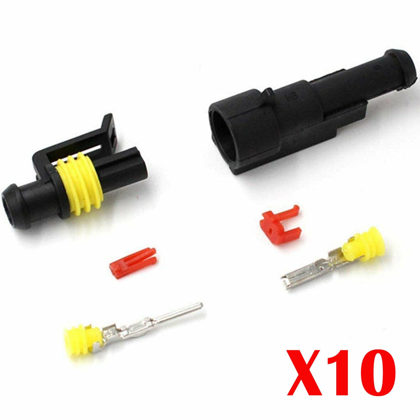1/2/3/4/5/6 Pin Waterproof IP67 Car Electrical Wire Connector Plug Socket 12V