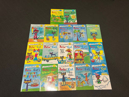 Pete The Cat, I Can Read, Shared My First Reading Paperback, Lot of 17