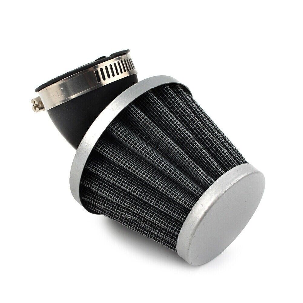 42mm Carburetor Air Filter Velocity Stack Bent Adapter Fit For 40mm-44mm Carby
