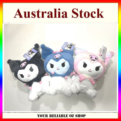 SANRIO Licensed Brand New Kuromi 30cm Plush Soft Toy Doll Bensons Trading