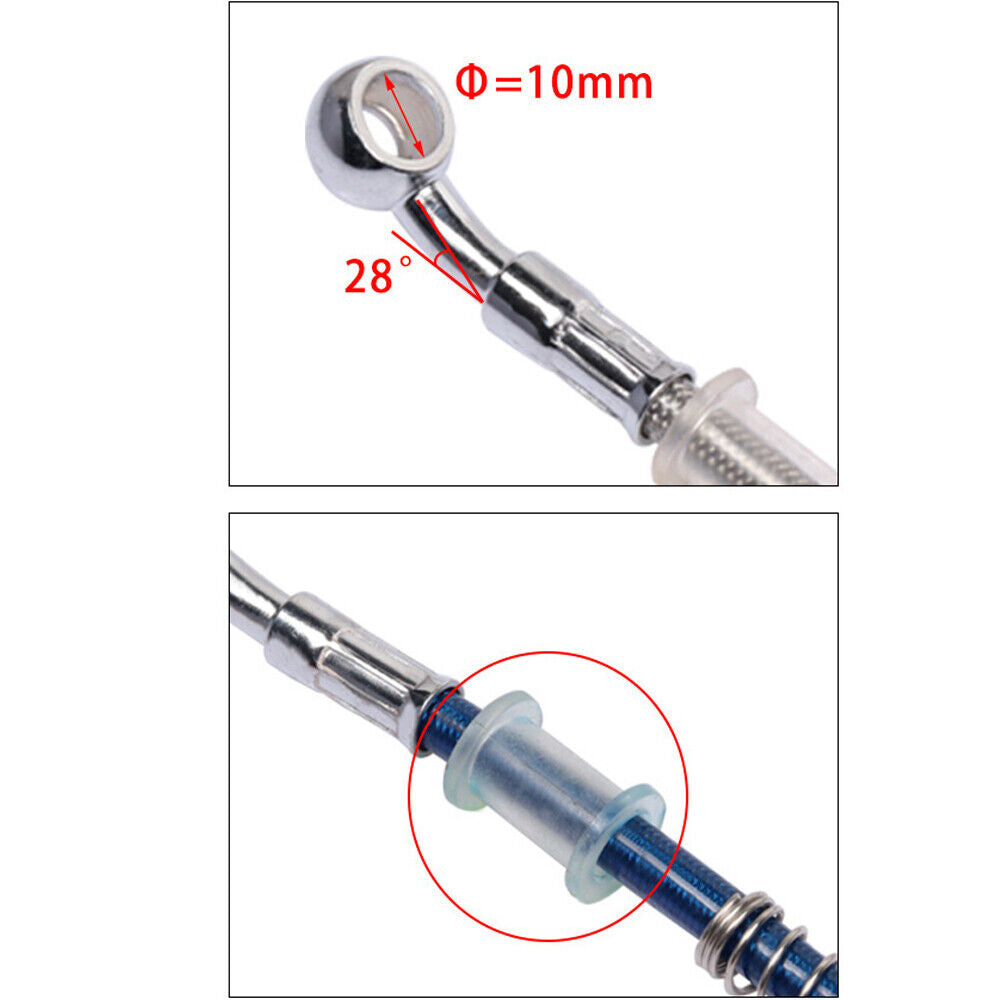 200/220cm Brake Oil Hose Line For 160cc 200cc 250cc 300cc Dirt PIT PRO BIKE